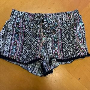 Living Doll multi colored shorts size XS